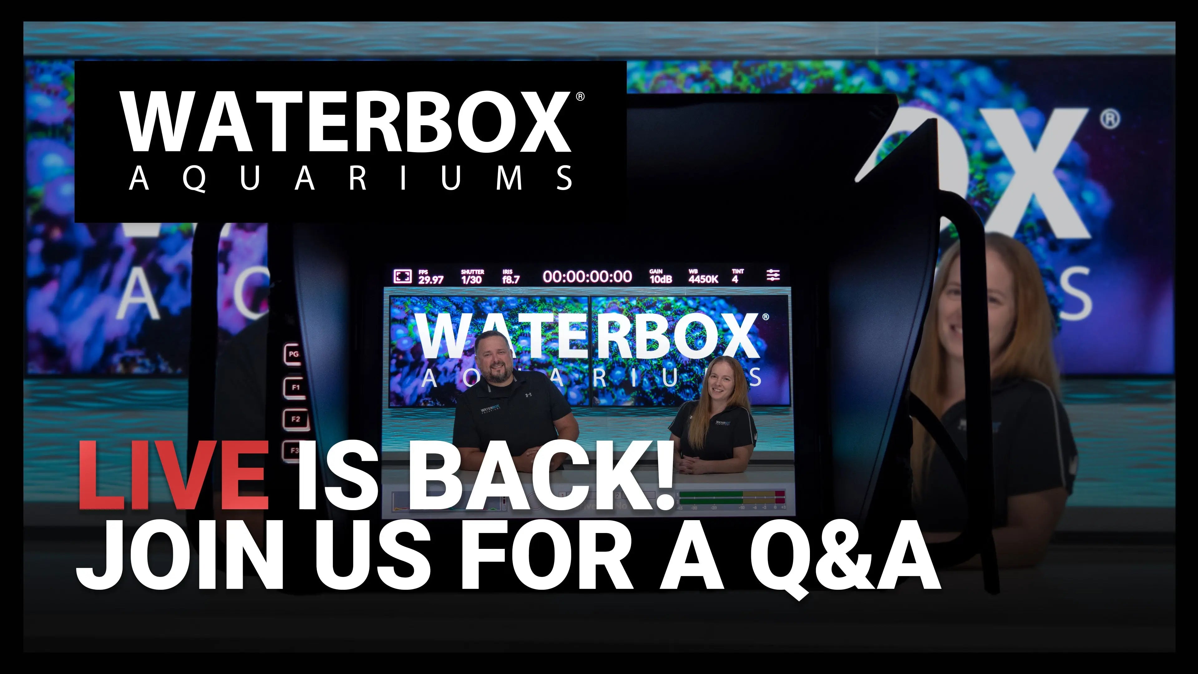 Episode 141: We're back with a Live Q&A. Waterbox Aquariums