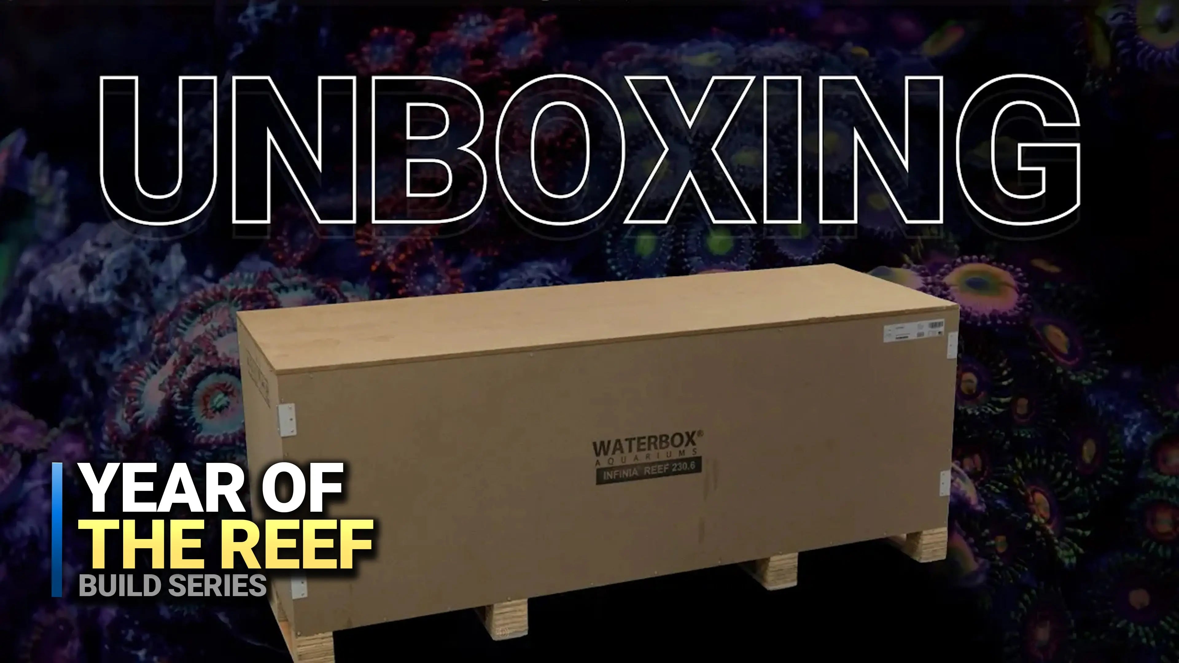 1. Uncrating the Waterbox infinia Waterbox Aquariums