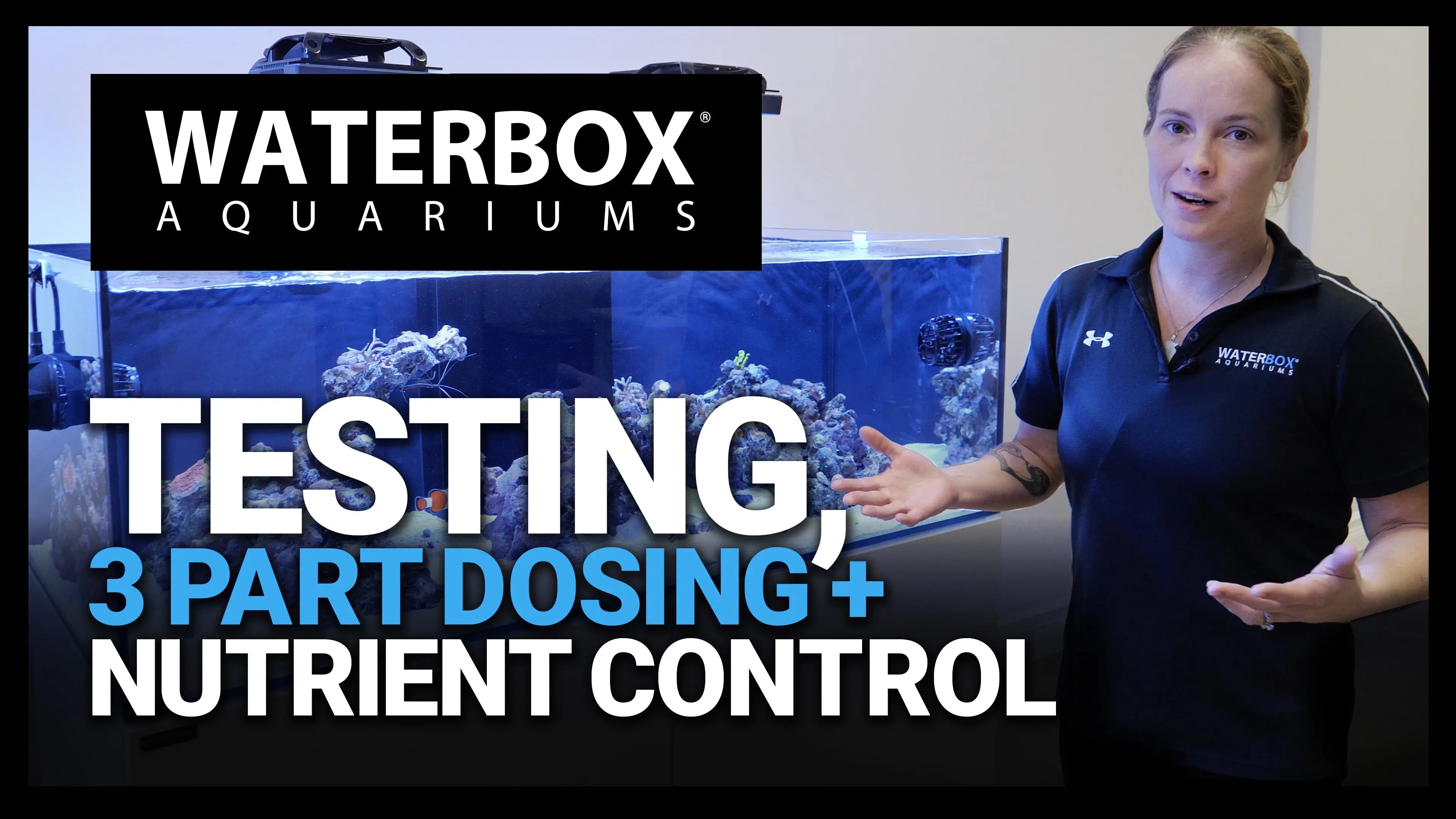 Testing, 3 Part Dosing + Nutrient Control Waterbox Aquariums