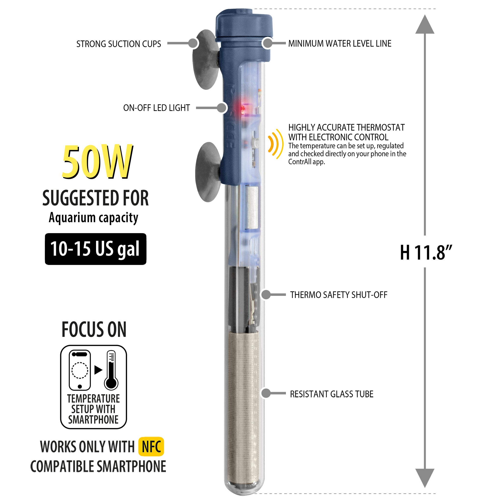 SCUBA ContactLess Submersible Heater