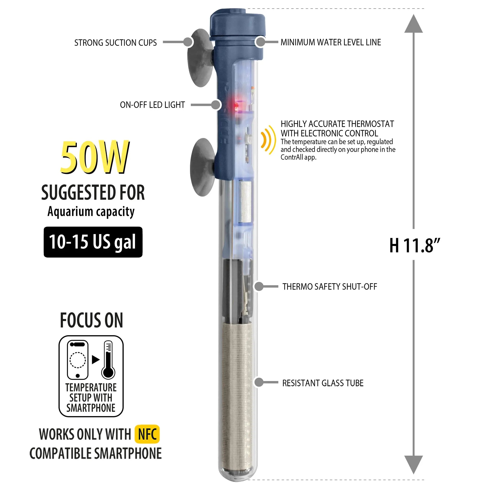 SCUBA ContactLess Submersible Heater SICCE US