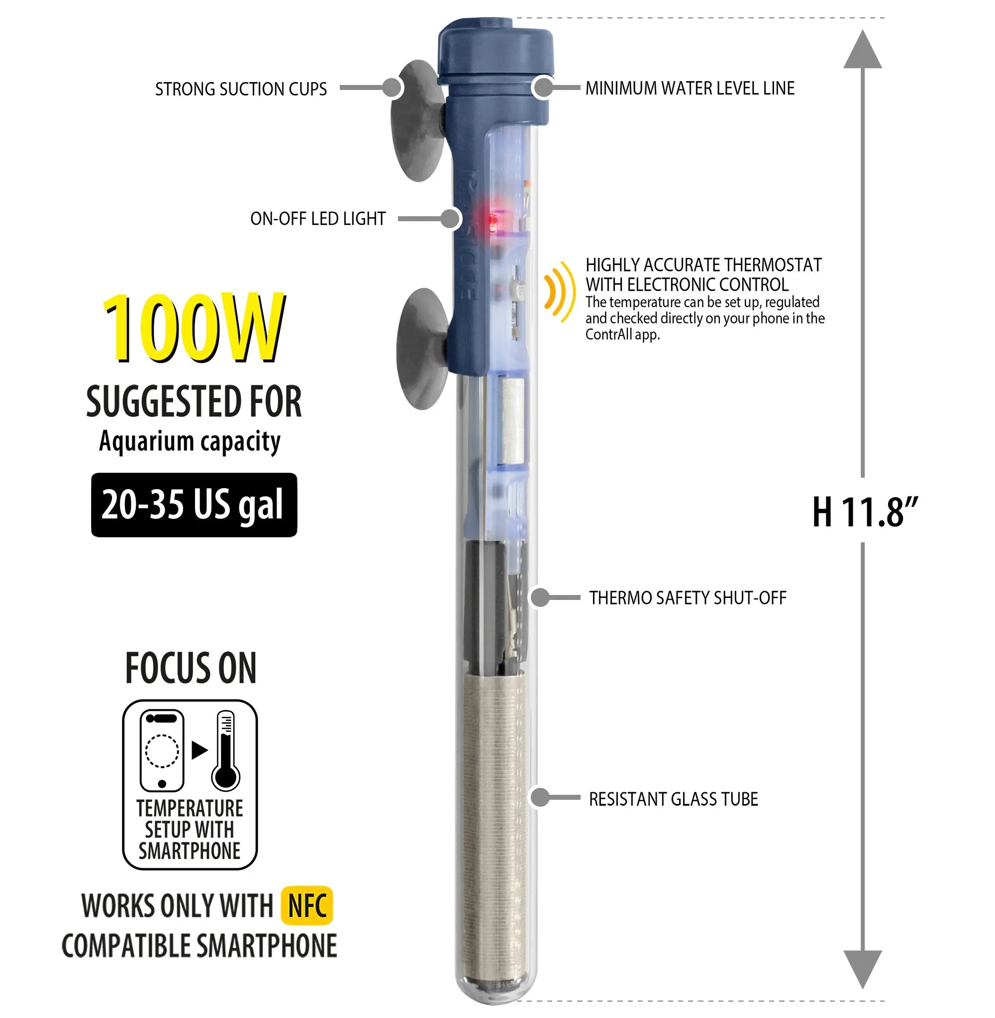 SCUBA ContactLess Submersible Heater SICCE US