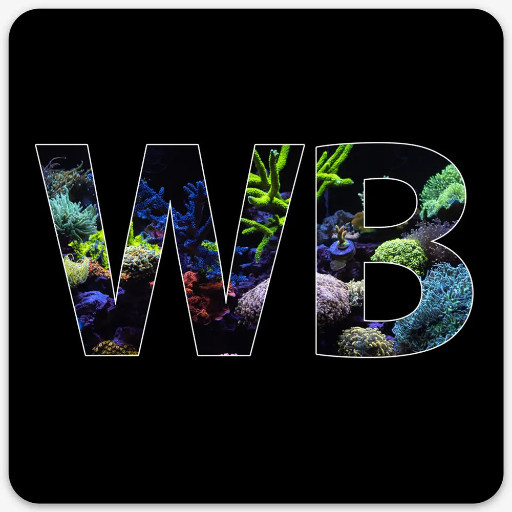 Waterbox "WB" Saltwater Sticker Waterbox Aquariums