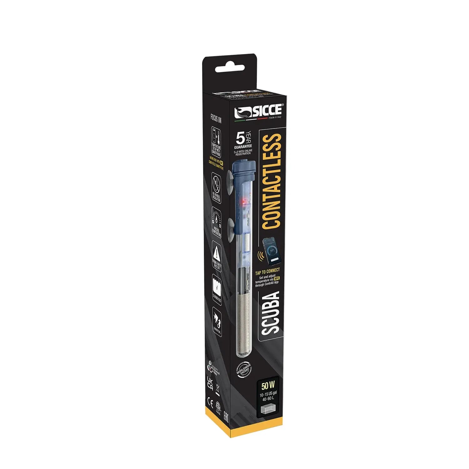 SCUBA ContactLess Submersible Heater SICCE US