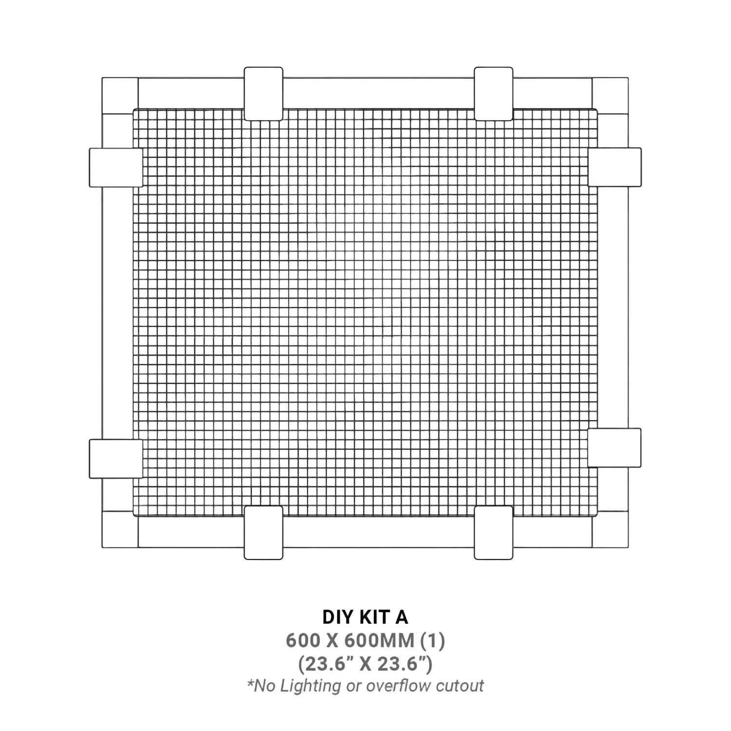 Mesh Lid DIY Kits Waterbox Aquariums