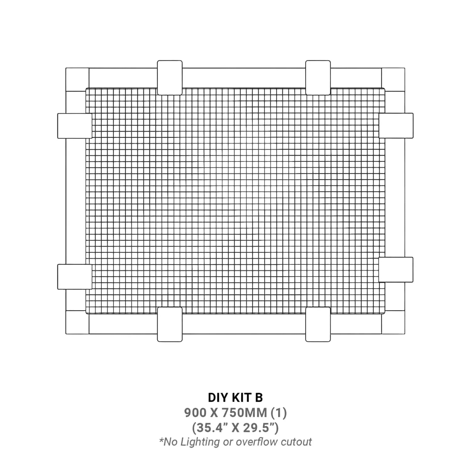 Mesh Lid DIY Kits Waterbox Aquariums