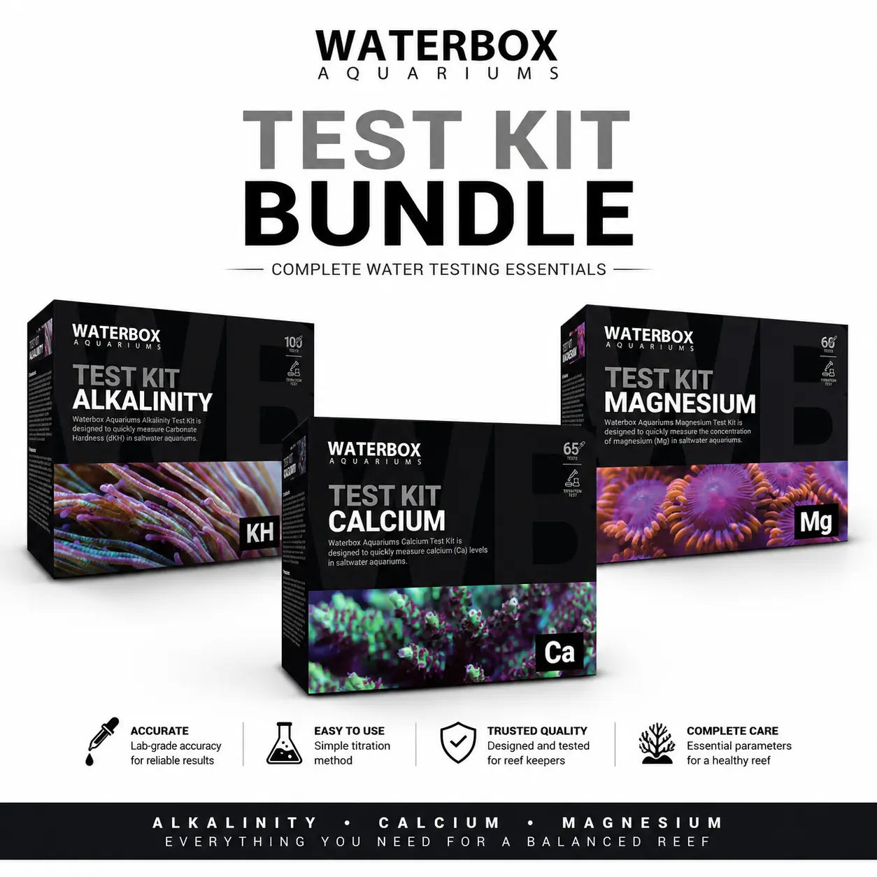 Reef Test Kit Starter Bundle Waterbox Aquariums