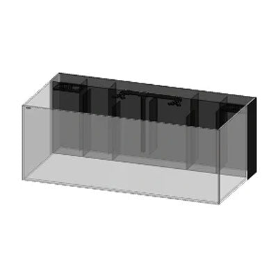 MARINE X 110.4 Peninsula - Display, Sump, Pluming