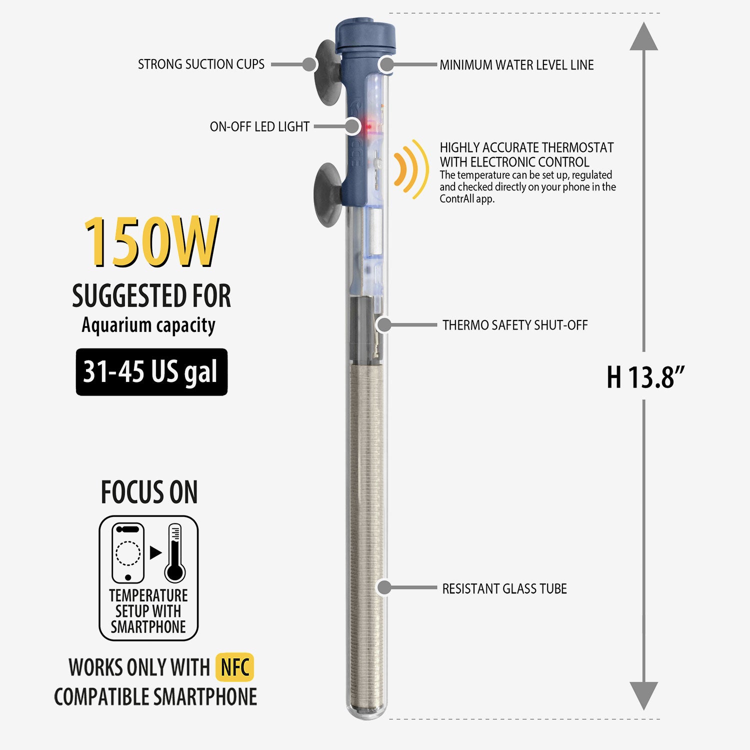 SCUBA ContactLess Submersible Heater