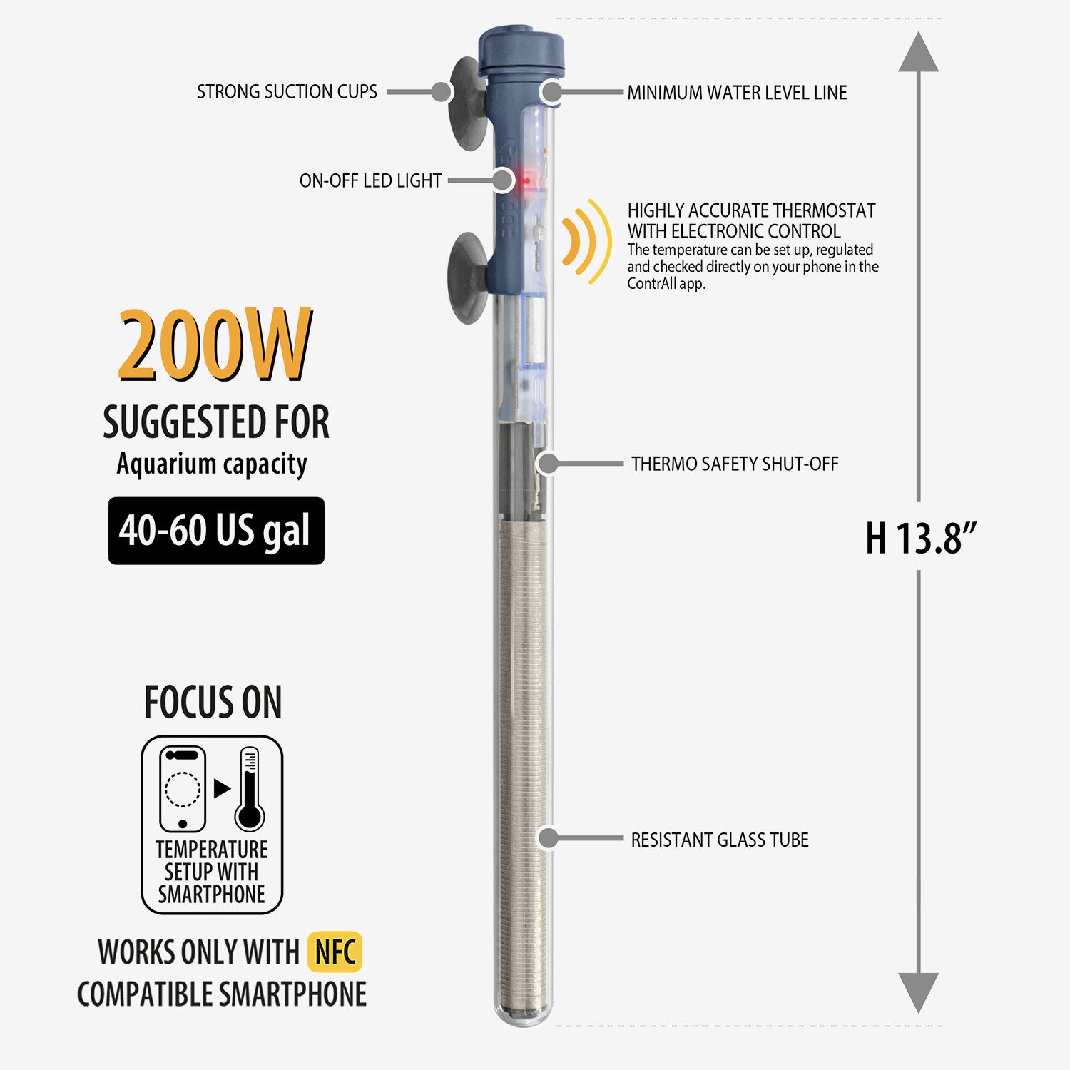 SCUBA ContactLess Submersible Heater