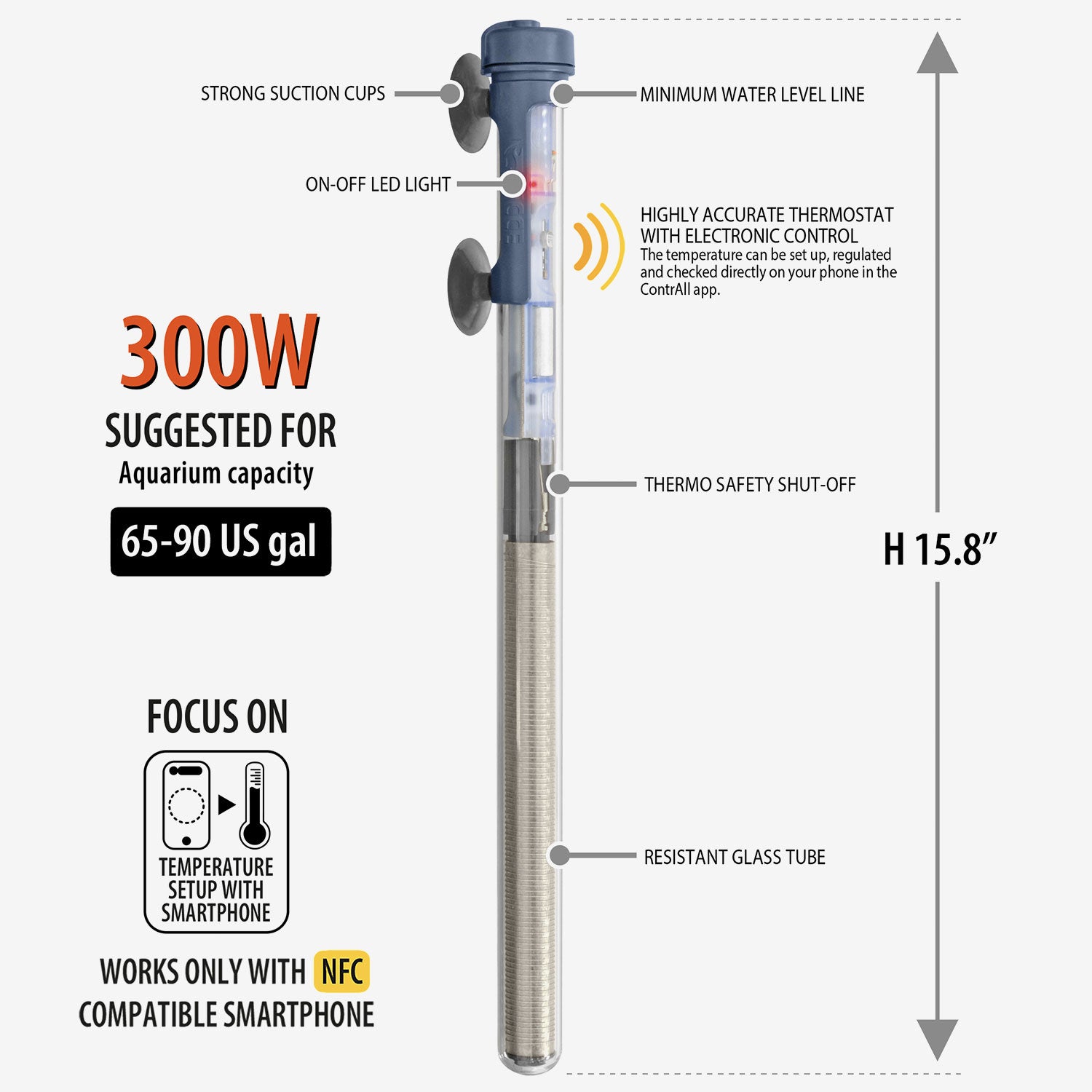 SCUBA ContactLess Submersible Heater