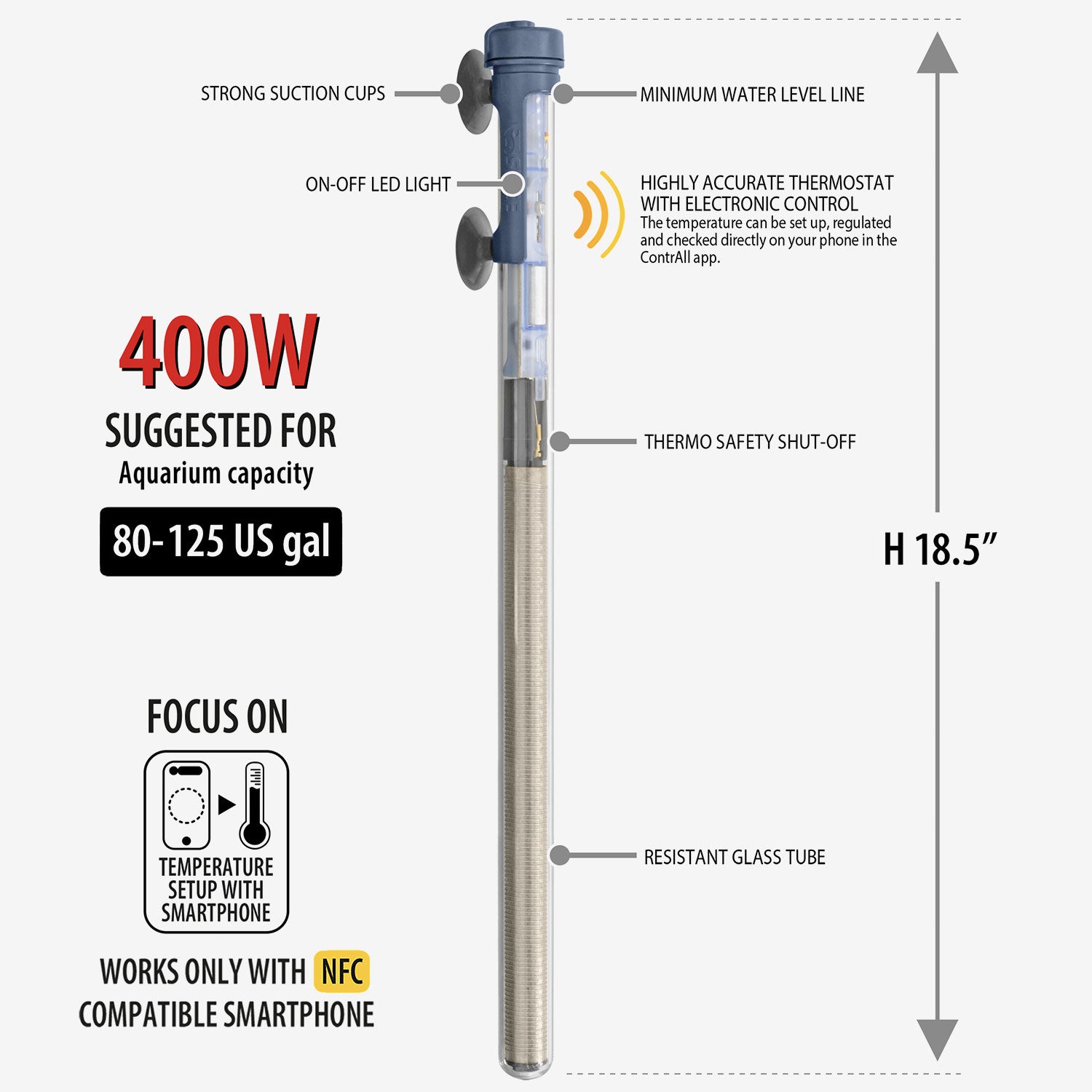 SCUBA ContactLess Submersible Heater