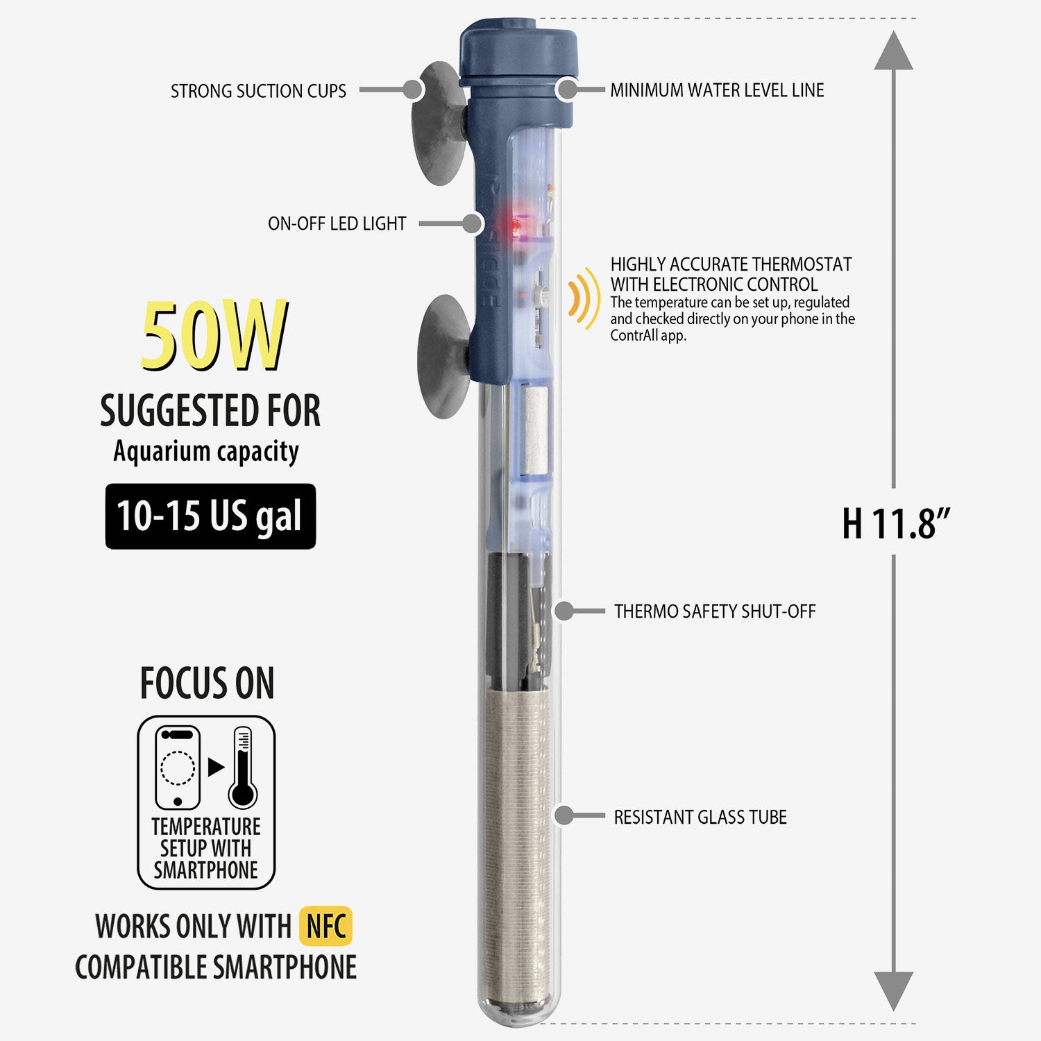 SCUBA ContactLess Submersible Heater